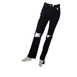 We THE FREE  KNEE HIGH DESTROY HIGH RISE JEANS